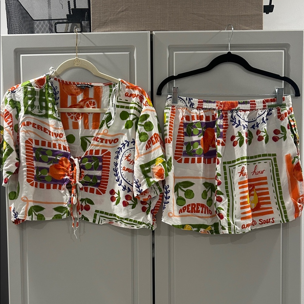 Colorful Printed Women's Set